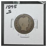 1895-S Barber Half Dollar