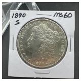1890 Morgan Silver Dollar