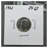 1961 Roosevelt Dime Proof