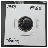 1959 Roosevelt Dime Proof