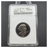 1981-S Susan B Anthony Dollar ANACS PF68 Heavy Ca.
