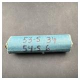$2 Mixed Roll Jefferson Nickels (1953-S & 1954-S)