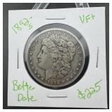 1892-S Morgan Silver Dollar Better Date