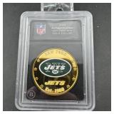 2016 New York Jets NFL Authenticated Gold Dollar