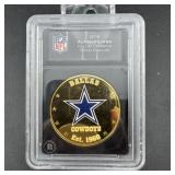 2016 Dallas Cowboys NFL Authenticated Gold Dollar