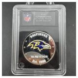 2015 Baltimore Ravens NFL Authenticated Silver Dor