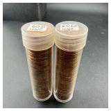 (2 Tubes) 1960-D & 1960-P Large Date Pennies