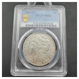 1884-CC Morgan Silver Dollar PCGS MS62