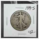 1919-S Walking Liberty Silver Half Dollar