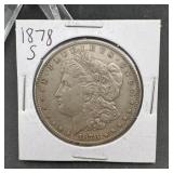 1878-s Morgan Silver Dollar
