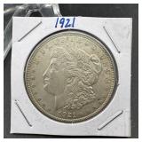 1921 Morgan Silver Dollar