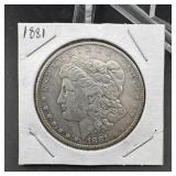 1881 Morgan Silver Dollar