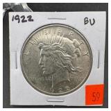 1922 Peace Silver Dollar