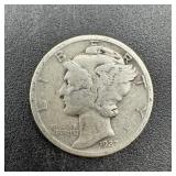 (5) Mercury Silver Dimes