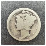 1926 Mercury Silver Dime