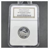 2006-s Silver 25c South Dakota State Quarter Ngc P