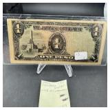 Wwii Japanese Government Philippines 1 Peso Note