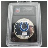 2015 Indianapolis Colts Nfl Authenticated Silver D