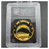 2016 Los Angeles Chargers Nfl Authenticated Gold D