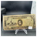 Wwii Japanese Government Philippines 5 Pesos Note