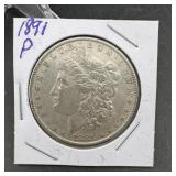 1891 Morgan Silver Dollar