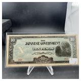 Japanese Government 10 Pesos Note