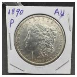 1890 Morgan Silver Dollar