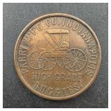 1896 Prairie Manufacturing Co Buggies Token