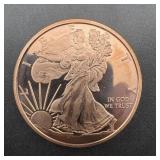 1 Oz. Copper Round, see photo for design