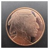 1 Oz. Copper Round, see photo for design