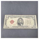 1928-F $5 Red Seal Note