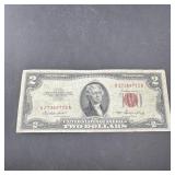 1953 $2 Red Seal Note