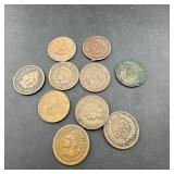 (10) Indian Head Cents
