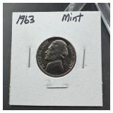 1963 Jefferson Nickel Proof