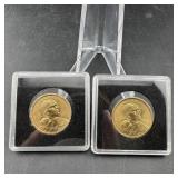 (2) Sacagawea Proof Dollars in Cases