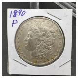 1890 Morgan Silver Dollar