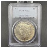 1923 Peace Silver Dollar