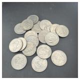 (20) Mixed Date Collectible Eisenhower (Ike) Dolla