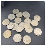 (20) Mixed Date Collectible Eisenhower (Ike) Dolla