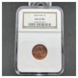 2006-s Lincoln Cent Ngc Ms67 Rd
