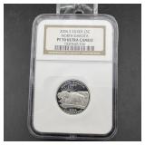 2008-s Silver 25c New Mexico State Quarter Ngc Pf7