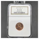 2005-d Jefferson Nickel Ngc Ms67 Rd