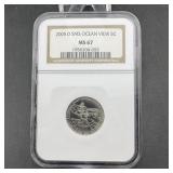 2006-s Silver 25c Nevada State Quarter Ngc Ms67