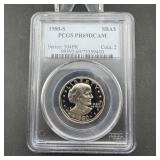 1980-s Susan B. Anthony Proof Dollar Pcgs Pr69dcam