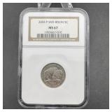 2005-s Sms Bison Nickel Ngc Ms67