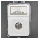 2005-s Jefferson Nickel Ngc Ms67