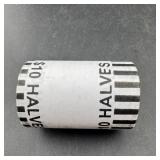 $10 Sealed Roll of BU 2025 Kennedy Half Dollars