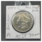 1884-S Morgan Silver Dollar Higher Grade Possible