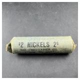 $2 Roll 1939-P Jefferson Nickels