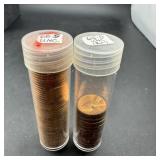 1968-S Tube & Partial 1968-D Tube Lincoln Cents